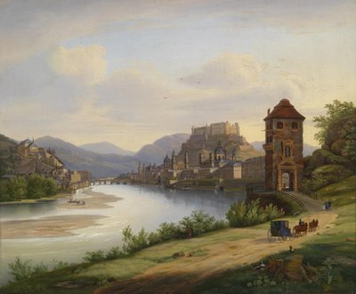 Vue de Salzbourg - Jakob Roedler